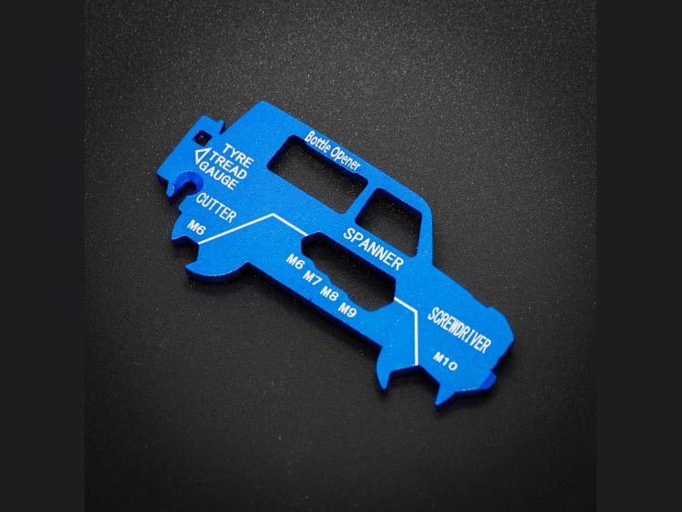 Ford Bronco Multi Functional Tool - Anodized Blue