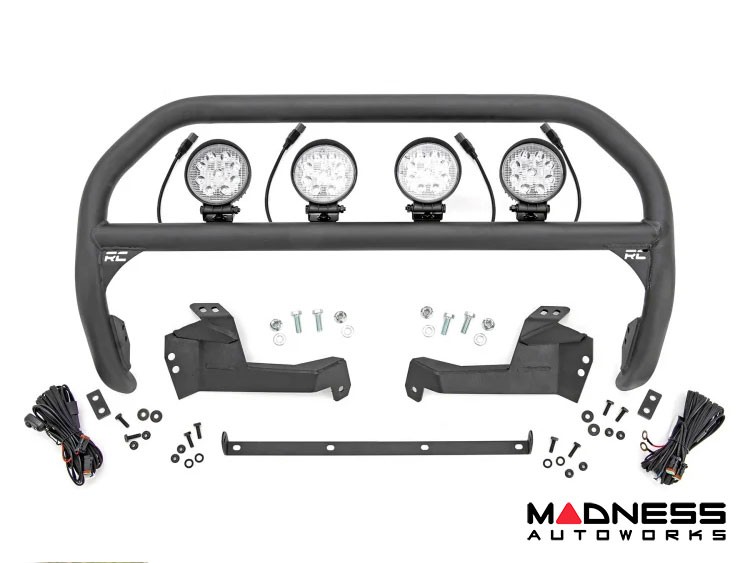 Ford Bronco Sport Front Bull Bar w/ Four 4" Round LED Lights
