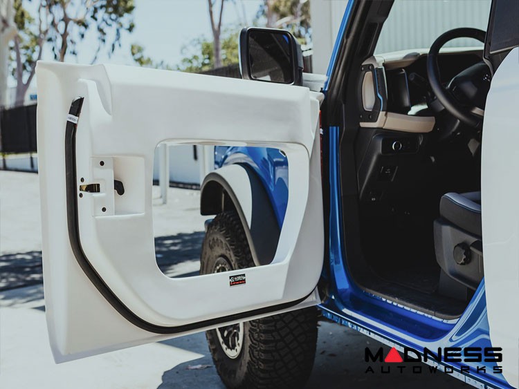 Ford Bronco Halo Doors - Anderson Composites - 4 Door - Fiberglass - Front