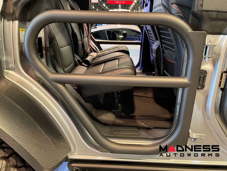 Ford Bronco Tube Doors - Anderson Composites - 4 Door - Carbon Fiber - Front & Rear