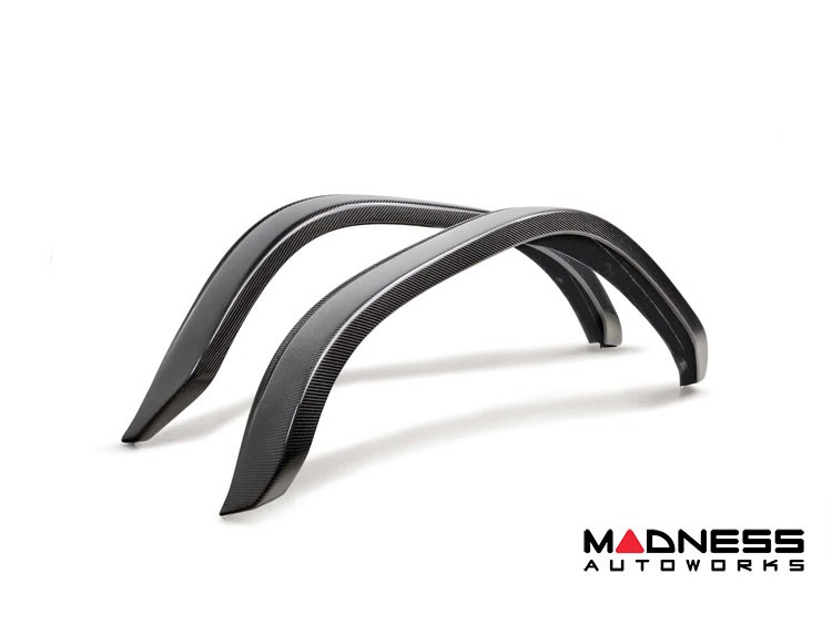 Ford Bronco Fenders Flares - Everglades - Carbon Fiber - Front - 4 Door