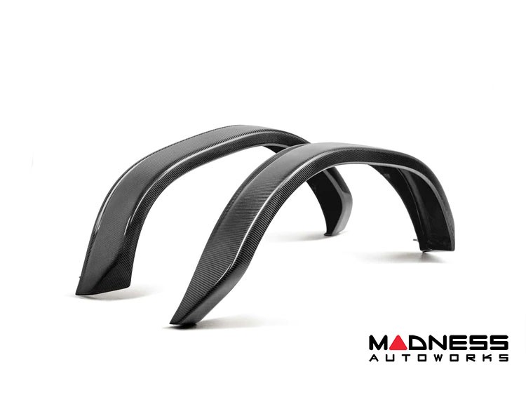 Ford Bronco Fenders Flares - Everglades - Carbon Fiber - Rear - 4 Door
