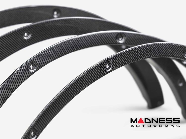 Ford Bronco Fender Flare Delete Kit - 4 Door - Carbon Fiber - AA