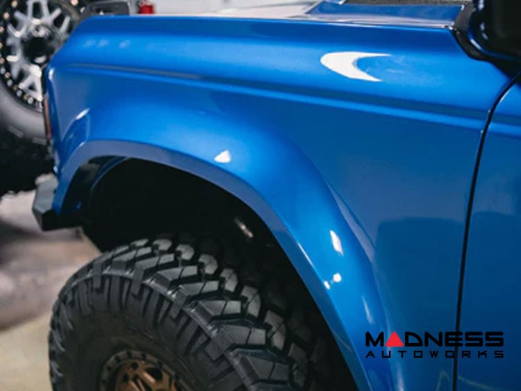 Ford Bronco Fenders - Full Replacement - Widebody - Fiberglass - Front