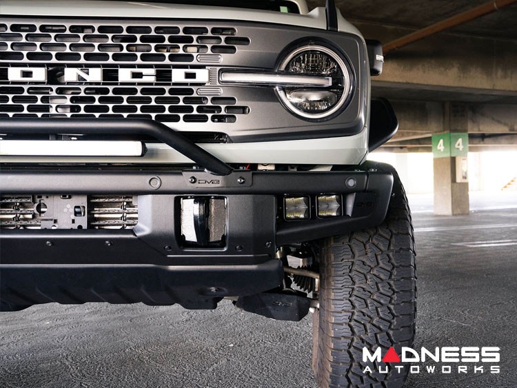 Ford Bronco Light Upgrade - DV8 - LED Pod Factory Bumper Mount Kit