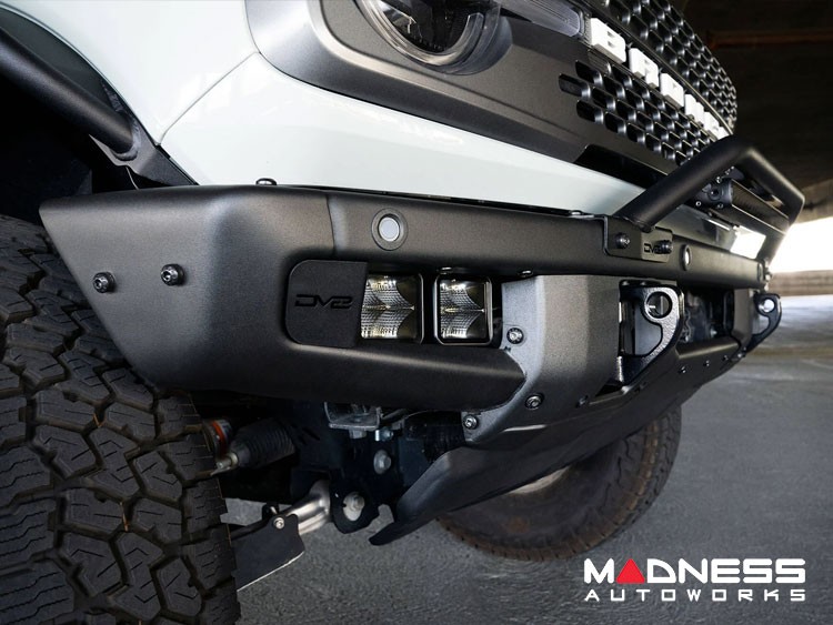 Ford Bronco Light Upgrade - DV8 - LED Pod Factory Bumper Mount Kit