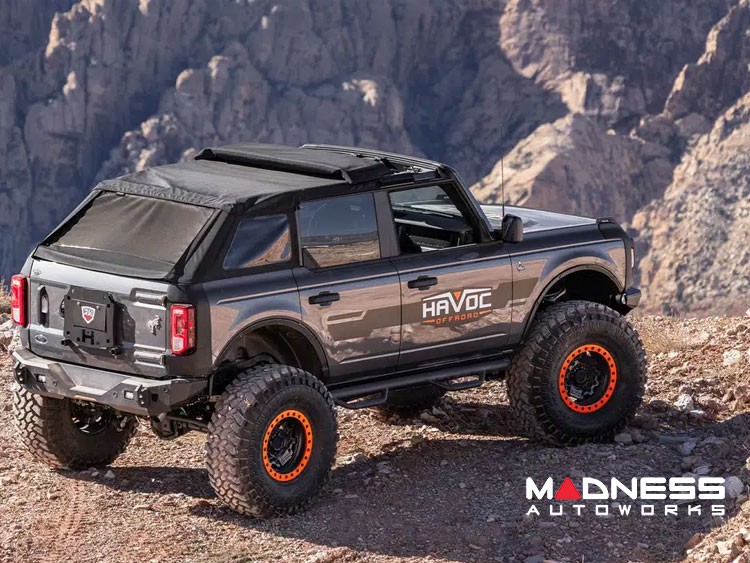 Ford Bronco Nerf Bars - 4 Door - HN2 - Textured Black - Havoc 