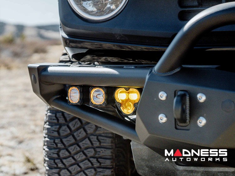 Ford Bronco Light Upgrade - Hybrid Front Bumper - Off Road LED Light Kit