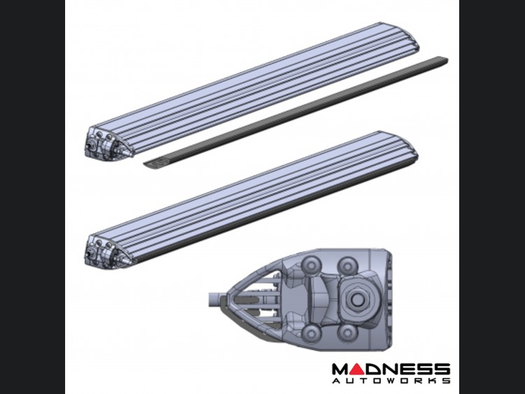 Ford Bronco Light Upgrade - Roof Rack Light Kit - Rigid Industries - Includes S.R. Spot / Flood Combo Bar