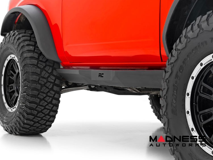 Ford Bronco Side Steps - Rock Sliders - 2 Door - Rough Country - Heavy Duty
