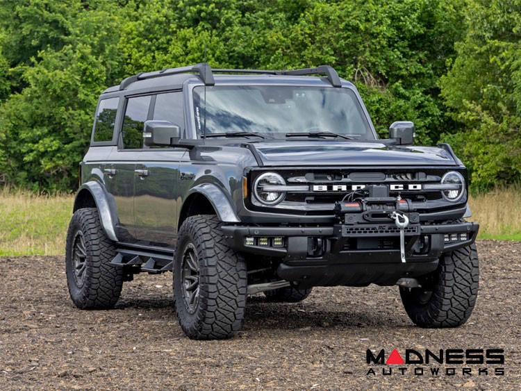 Ford Bronco Winch Mount - High Mount - OE Modular Bumper - Rough Country - Winch Mount Only