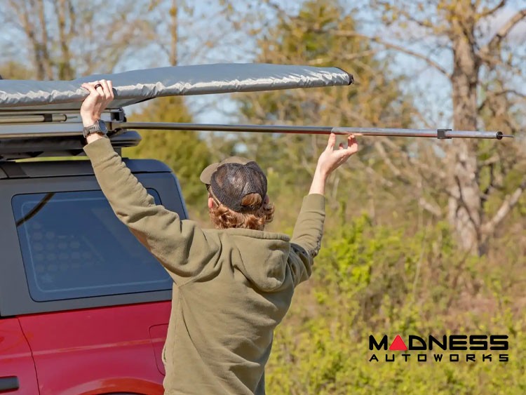 Ford Bronco Roof Rack Awning - Retractable - 6'6" x 9'8"
