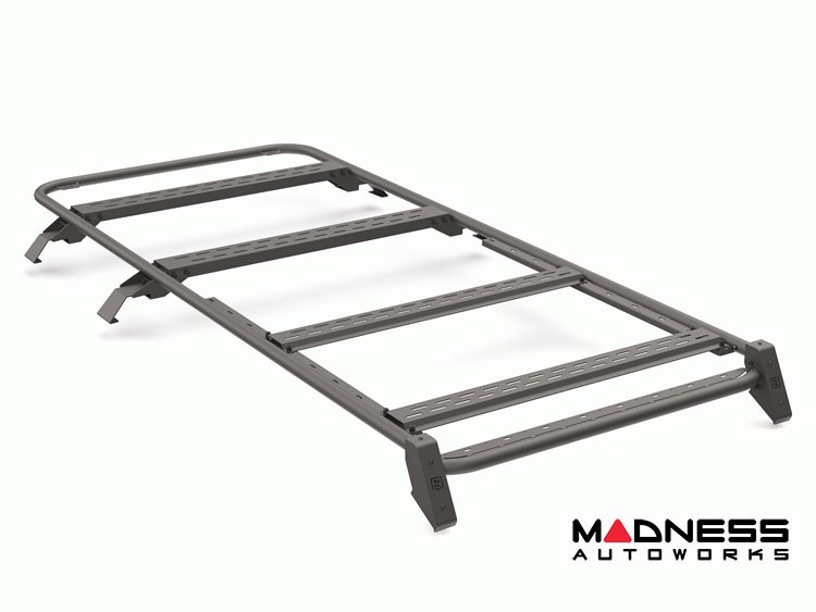 Ford Bronco Roof Rack - ZROADZ - 4 Door - Kit w/ Amber & White LED Pods & Rear Light Bar