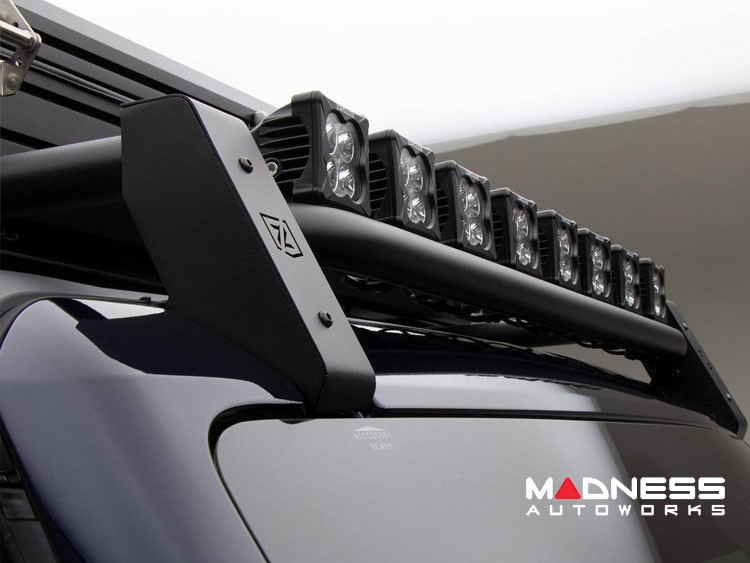 Ford Bronco Roof Rack - ZROADZ - 4 Door - Kit w/ Amber & White LED Pods & Rear Light Bar