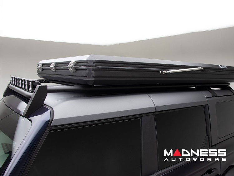 Ford Bronco Roof Rack - ZROADZ - 4 Door - Kit w/ Amber & White LED Pods & Rear Light Bar