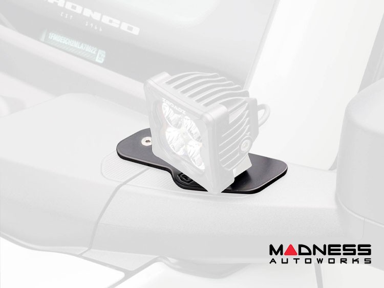 Ford Bronco Lighting Upgrade - ZROADZ - A-Pillar Dual Mount - No Lights