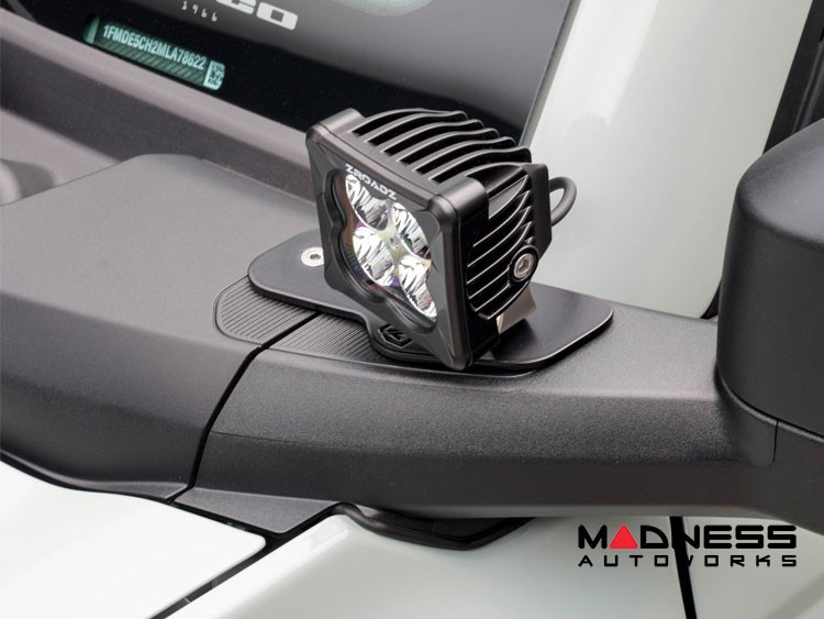 Ford Bronco Lighting Upgrade - ZROADZ - A-Pillar Dual Mount - 3in White LED Pods