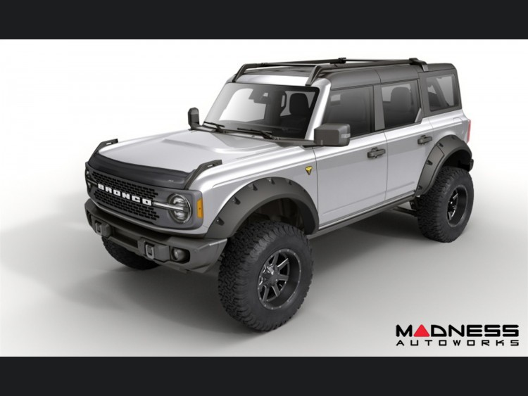 Ford Bronco Hood Shield - Aeroskin II - Low Profile - Textured Black 