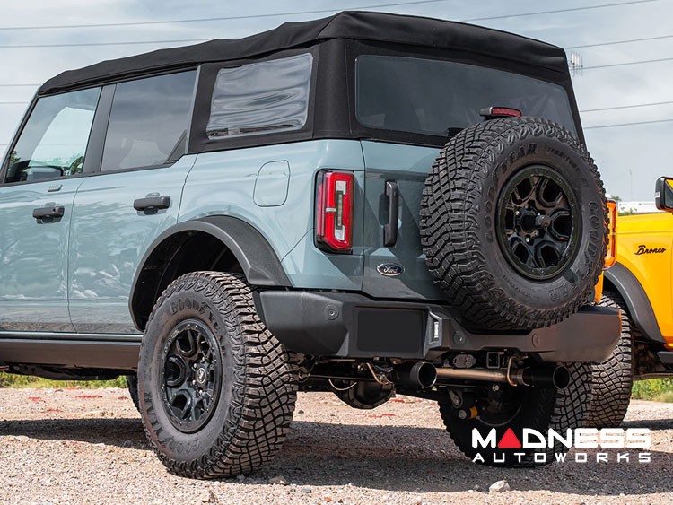 Ford Bronco Performance Exhaust System - 2.3L - Cat Back - Turn Down - Corsa Performance - 2 Door