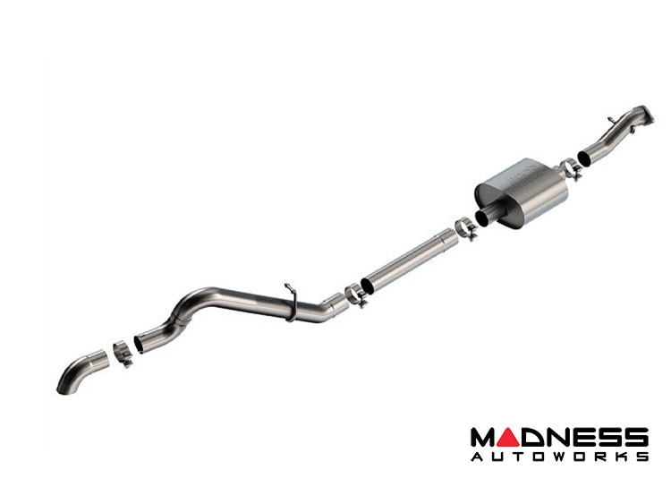 Ford Bronco Performance Exhaust - Cat Back - Borla - Single Exit - Touring - 2.3L