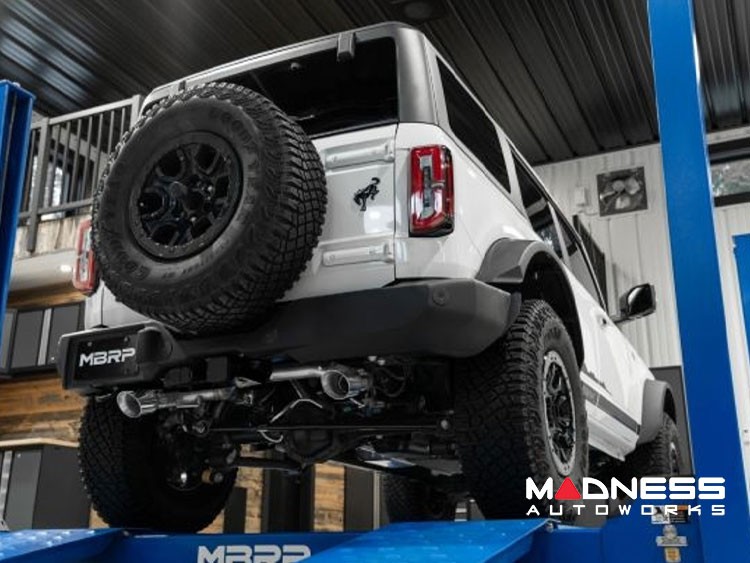 Ford Bronco Performance Exhaust System - Cat Back - Dual Exit - MBRP - Stainless - 3" 