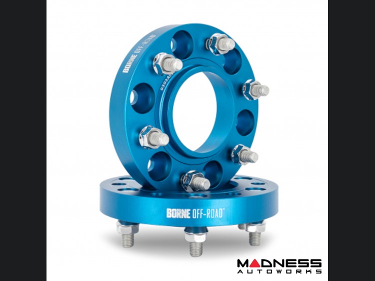 Ford Bronco Wheel Spacers - Set of 2 - 25MM - M12  - Borne - Blue