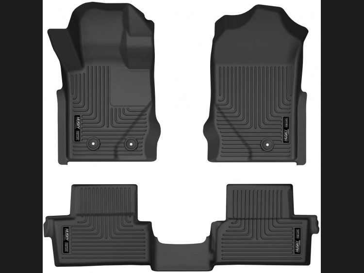 Ford Bronco Floor Liners - Front + Rear - 2 Door - Husky Weaterbeater