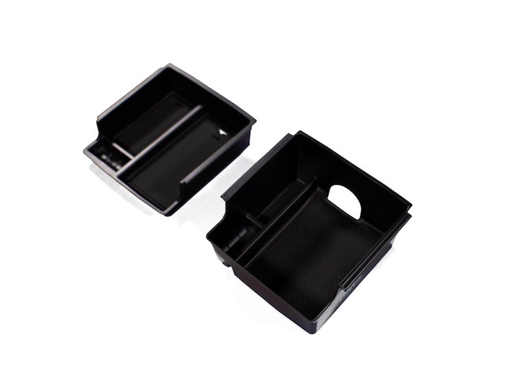 Ford Bronco Armrest Organizer Kit - 2 piece set w/ rubber liners