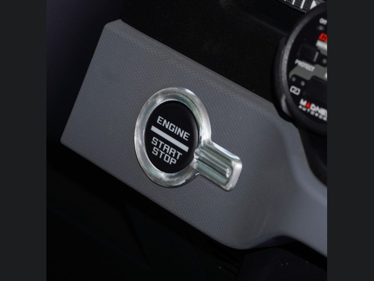Ford Bronco Start/ Stop Button Trim - Anodized Silver