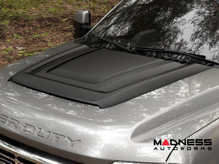 Ford Super Duty Hood Scoop - Add On - Air Design - F-250