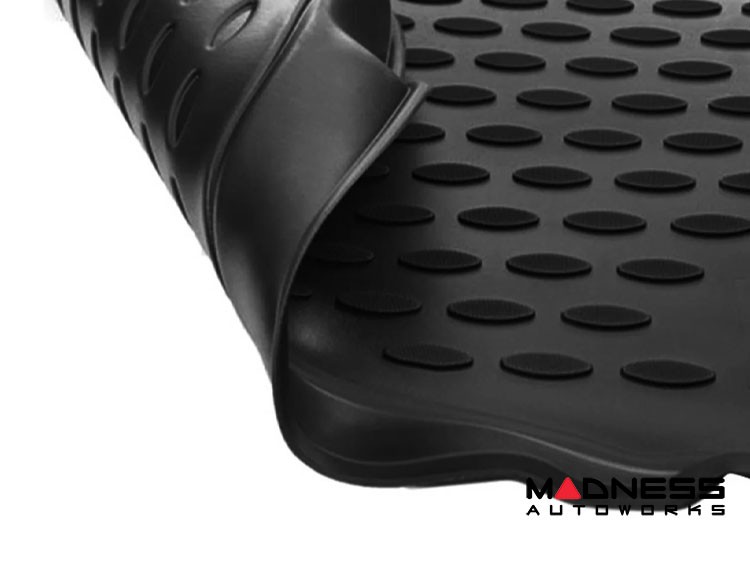 Jeep Renegade All Weather Floor Mats + Cargo Mat Set - Rubber - Black 