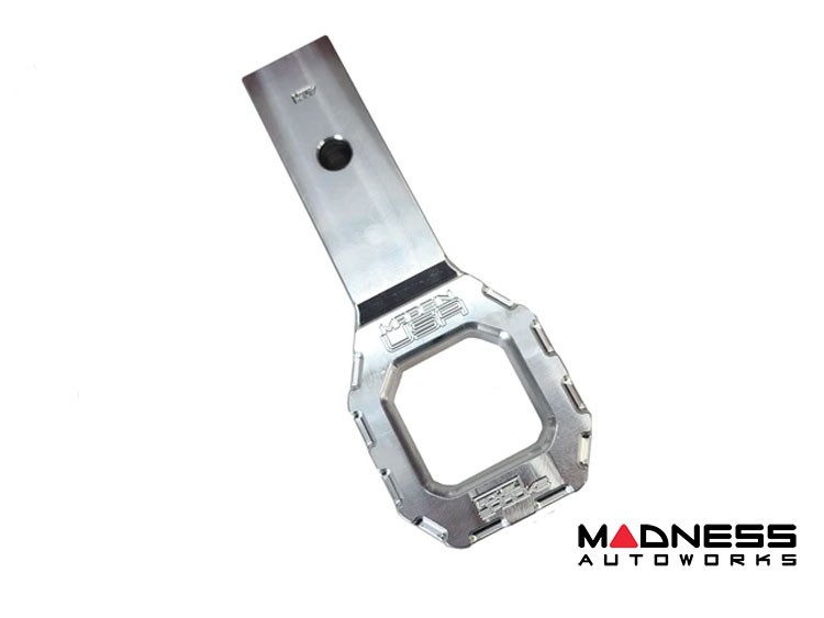 Billet Recovery Hook - Enhanced Hitch Tow Hook - Aluminum - Raw