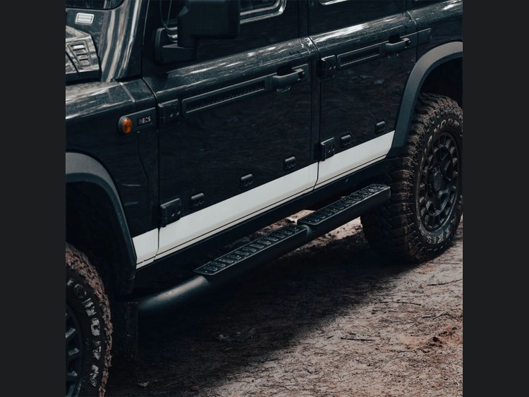 INEOS Grenadier Side Steps - Single Tube Design - Black Shadow by Urban Automotive