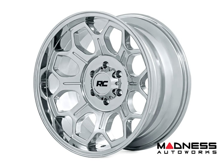 Custom Wheel 77 Series Wheel - One-Piece - Chrome| 20x10 | 6x5.5 | -25mm - Rough Country