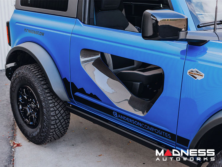 Ford Bronco Halo Doors - Anderson Composites - 2 Door - Fiberglass