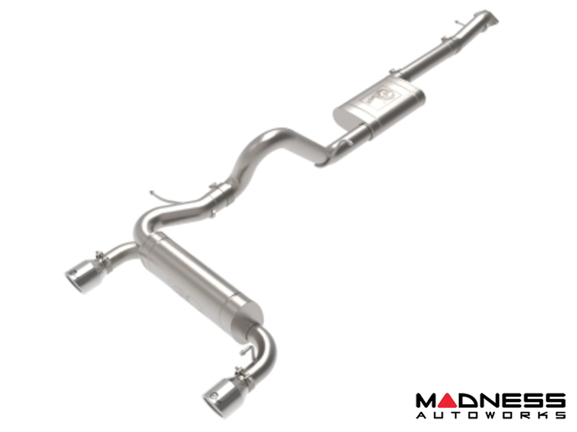 Ford Bronco Performance Exhaust System - Cat Back - Vulcan Series - Dual Exit - aFe - 3"  
