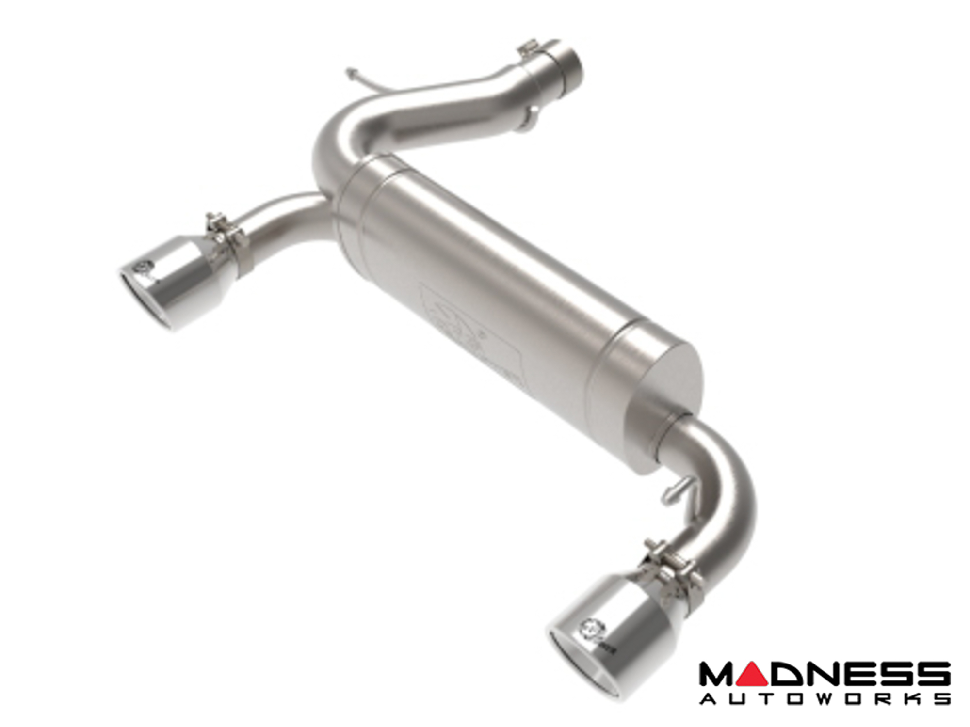 Ford Bronco Performance Exhaust System - Axle Back - Dual Exit - Vulcan Series - AFE - 3" - Polished Tips