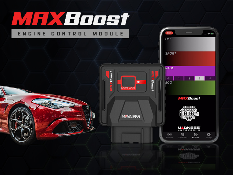 Alfa Romeo Giulia Engine Control Module - MAXBoost by MADNESS Autoworks - 2.0L