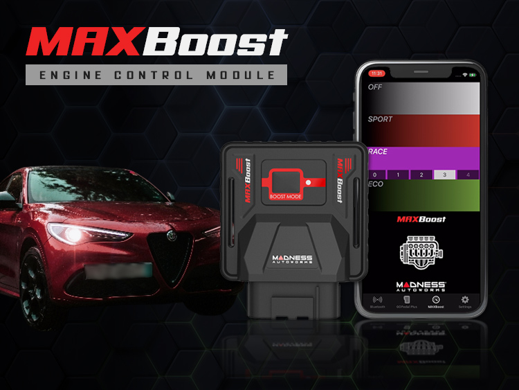 Alfa Romeo Stelvio Engine Control Module - MAXBoost by MADNESS Autoworks - 2.0L